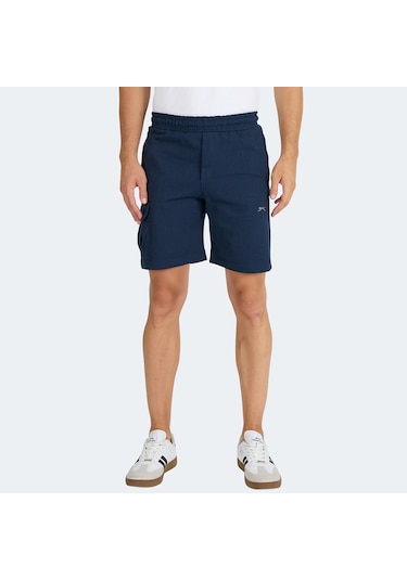 Slazenger NECK I Erkek Cepli Lacivert Şort