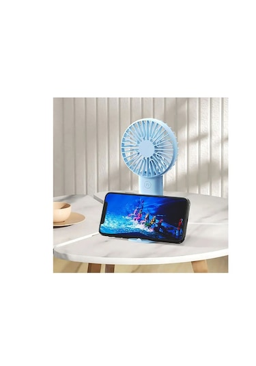 Mini Fan,şarjlı El Vantilatörü Usb Özellikli 19cm