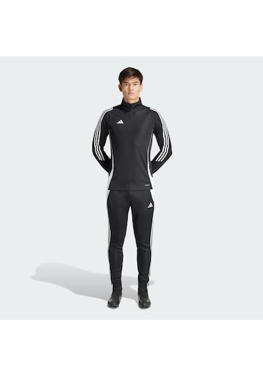 Adidas Tiro24 Erkek Antrenman Fermuarlı Üst Siyah
