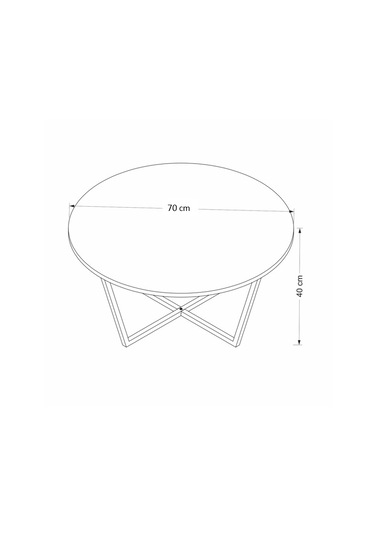 Anada Orta Sehpa Antrasit