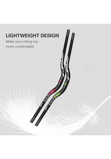 Yunboo Alüminyum U-şekilli Bisiklet Sapı, Dağ Bisikleti İçin Hız İndirimi, 780mm, Mavi, Bisiklet Aksesuarı
