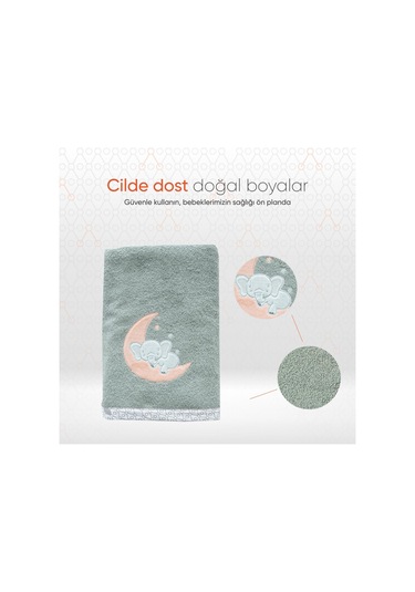 Gezenbebe Hero Nakışlı Bebek Çocuk Banyo Havlusu 70x140 Mavi