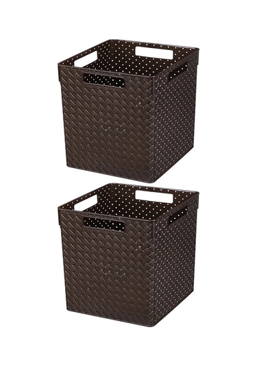 El Casa Saklama Kutuları 2 Adet, 23 Litre 38080874 Kahverengi