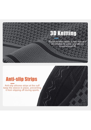 Skycıty Spor Aktivite Dizlik: Koşu, Yürüyüş Ve Antrenmanlar İçin Esnek Eklem Destek Gri