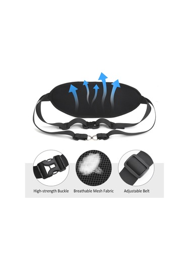 Konesam Mavi Outdoor Spor Çantası - Yürüyüş, Koşu, Fitness Ve Köpek Turları İçin Tasarlanmış Bel Çantası Köpek İpi Dahil Değil Mavi