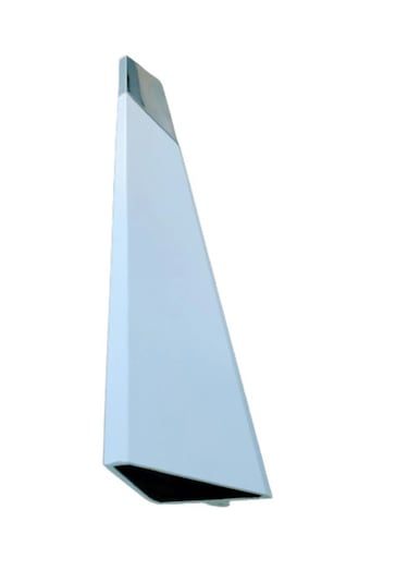 Piramit 20 Cm Sehpa,tv Ünitesi Mobilya Ayağı 5 Adet Beyaz-gümüş