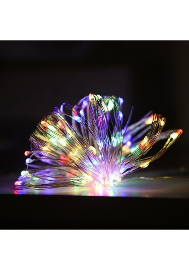 Pazly Güneş Enerjili 12m 100 Led Su Geçirmez Bahçe Aydınlatma Şerit Işık Dekoratif