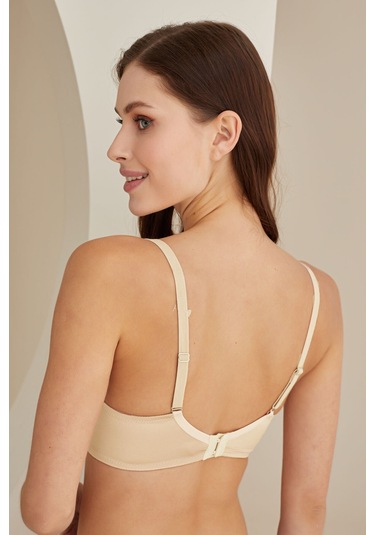 Loya Kadın Ten Rengi Dantel Detaylı Toparlayıcı Sütyen Ten