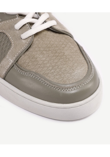 Yargıcı Deri-süet Detaylı Sneaker 24yeay4473x 007 Haki