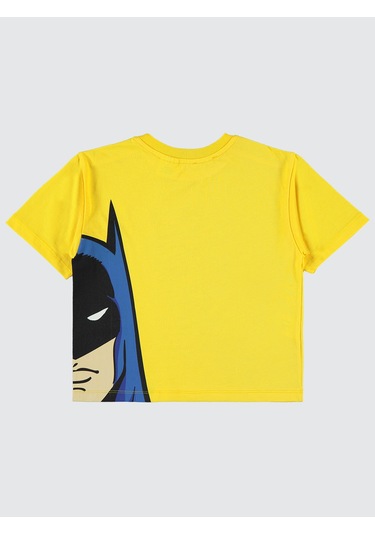 Batman Erkek Çocuk Tişört 2-5 Yaş Sarı