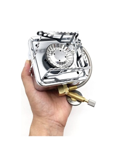 Tongxida Mini Kasa Kamp Ocağı, Bölümlü, Çay Pişirme, Taşınabilir, Gümüş Renk - Dış Kullanım, Isıtma Aleti Çok Renkli