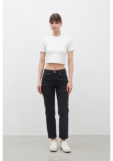 Manuka Bootcut Fıt Denim Pantolon Siyah