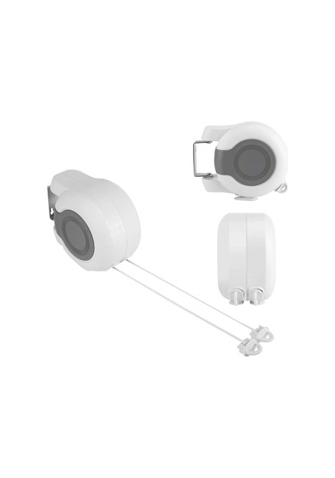 Ayarlanabilir Çift Halatlı Çift Katlanabilir Çamaşır Askısı Duvara Monte Dış Mekan Kurutma Askısı Diğer