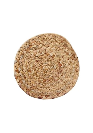 Yemek Masası İçin Yuvarlak Dokuma Servis Altlıkları, Su Sümbülü Hasır Örgülü Servi Isıya Dayanıklı Kaymaz Amerikan Servis 56576334 Diğer