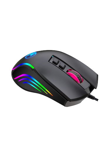 Gametech Prime Kablolu Makro Tuşlu 12800 DPI RGB Led Işıklı Oyuncu Mouse