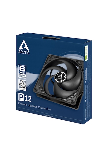 Arctic P12 Basınç Optimize Edilmiş Kasa Fanı Ar-acfan00118a 120 x 120 x 25 MM