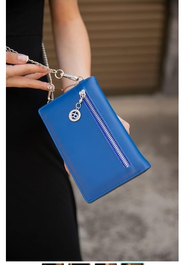 Bizoon Ol-2021-I Telefon Bölmeli Zincir Askılı Çapraz Çanta