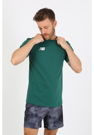 New Balance Tst2235-spg Erkek Tişört Yeşil
