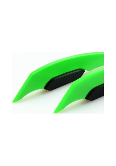 Ganzhoushop Yeşil Winglet Uygun Suntek Spoiler Motosikletler Motosiklet Kanat Için Elektrikli Aerodinamik Wr Yeşil