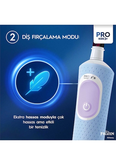 Oral-B Çocuk Şarjlı Elektrikli Diş Fırçası Frozen D100