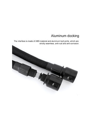 Sones 25ft 2.5m Araba Yüksek Basınçlı Yıkama Aleti Teleskopik Su Borusu Seti Mavi