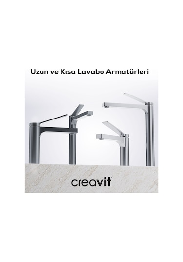 Creavit Ritmo Lavabo Armatürü Krom Bt.rt1500