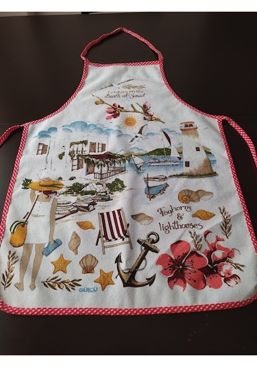 %100 Pamuk Alez Sıvı Geçirmez Mutfak Önlüğü