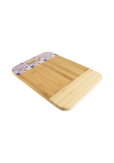 Naturalove Bambu Kesme Tahtası - Desenli