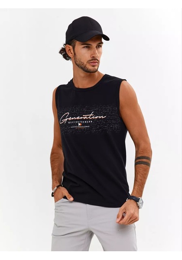 Coffa Spor Baskılı İç Giyim Atleti 178142212 Siyah