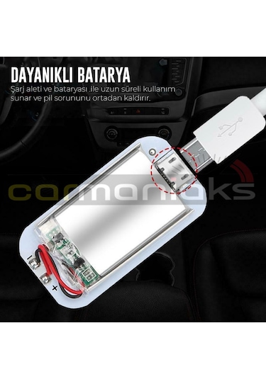 Dokunmatik Sensörlü Tekli Mini Led Lamba Şarj Edilebilir