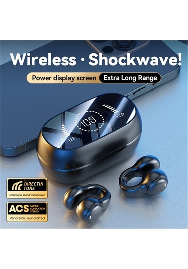 Fastbuy M47 Bluetooth Kulaklık: Aı Çeviri, 144 Dil, Gerçek Zamanlı, Gürültü Engelleme, Uzun Pil Ömrü, Ows Tasarım, Siyah