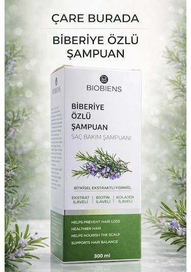Biobiens Biberiye Özlü Şampuan 330 ML