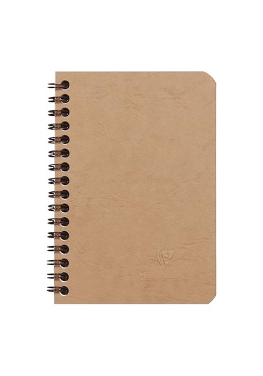 Clairefontaine Age Bag Wirebound 9x14 Çizgili Defter Taba 78596c