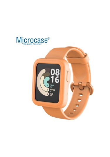Microcase Xiaomi Mi Watch Lite Önü Açık Tasarım Silikon Kılıf