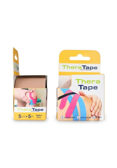 Thera Tape Kinesio Sporcu Ağrı Bandı Kinesiology Ten Rengi 5cmx5m