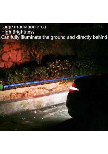 Sones Araba Led Elektrikli Göz Geri Vites Lambası Harici Ampul Modifiye Plaka Yardımcı Işık Siyah