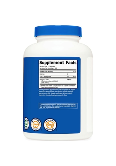 Nutricost Bamboo Extract, 800 Mg, 240 Capsules - Vegan, Glute...