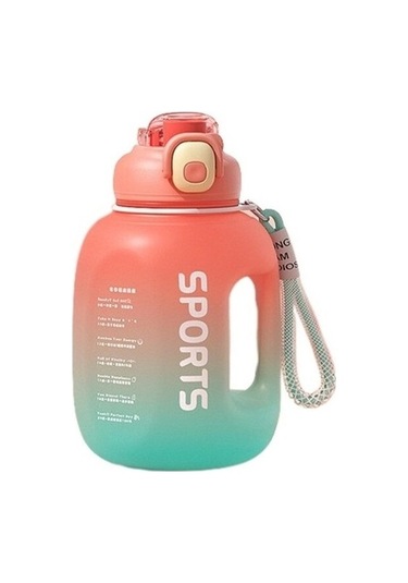 Büyük Kapasiteli Spor Fitness Su Şişesi 1700ml Zxc7a8 Açık Pembe