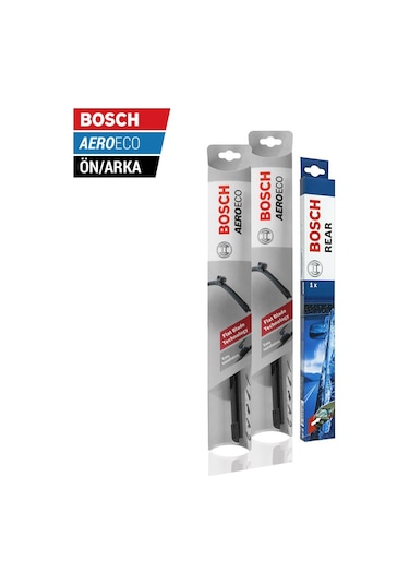 Renault Clio 4 Ön Arka Silecek 2012-2020 Bosch Aeroeco