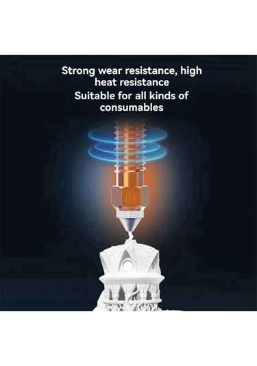 Nayomiglow Creality K2 Plus Nozul Hızlı Değiştirme Nozul Takımı Sertleştirilmiş Çelik Tasarım Creality K2 Plus 3d Yazıcı İçin 2 Adet 0,4 Mm Nayomiglow Creality K2 Plus Nozul Hızlı Değiştirme Nozul Takımı Sertleştirilmiş Çelik Tasarım Creality K2 Plus 3d Yazıcı İçin 2 Adet 0,4 Mm