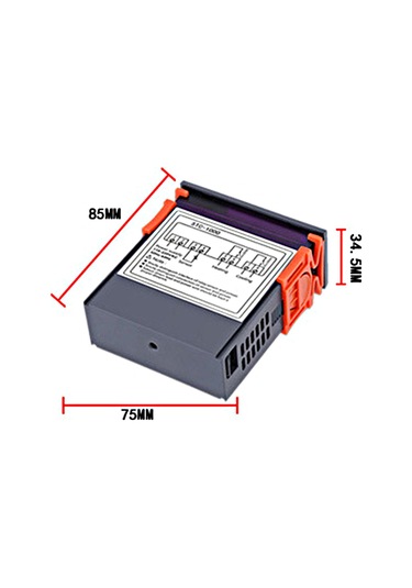 Leezsing STC-3000 Dijital Sıcaklık C Ekran Isıtma Soğutma Rölesi Ntc Sensörü