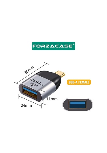 Type C To Otg Adaptör Usb 3.0 10 Gbps Veri Aktarma Adaptörü-fc462