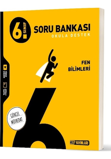 Hız Yayınları 2026 6. Sınıf Fen Bilimleri Soru Bankası Yeni Müfredat