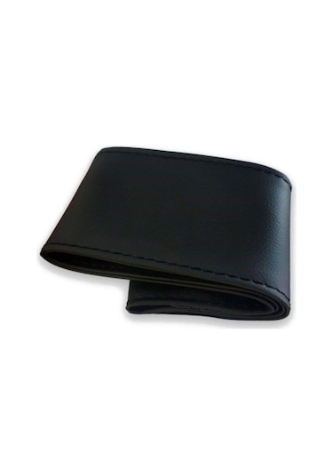 Leader Dikmeli Direksiyon Kılıfı Soft Siyah Ipli ( 38Cm×10Cm )