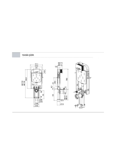 Terra Gömme Rezervuar Seti Krom