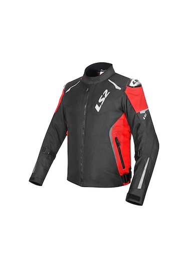 Ls2 Zoom Mont Siyah-kırmızı