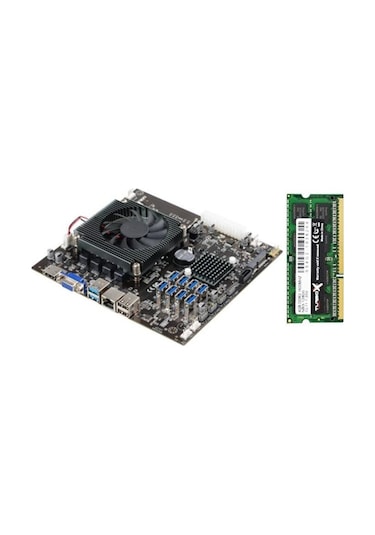 Gladiator IC75P8CK Intel B75 8 x PCIe DDR3L Soket 1155P 4 GB 1600 MHz Mining Anakart