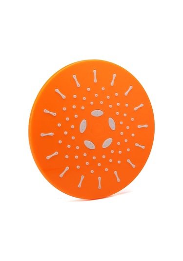 Frap F11-30 Banyo Yuvarlak Şekil 3 Renk Seçeneğiplastik Su Spreyi Yağış Üstü Duş Başlığı - Turuncu