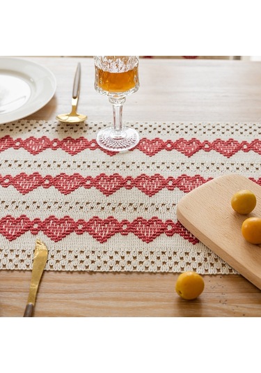 Sones 33x153cm Noel Havlu Nakışlı Masa Bayrağı Basit Masa Örtüleri Noel Ağacı Dalgası Diğer