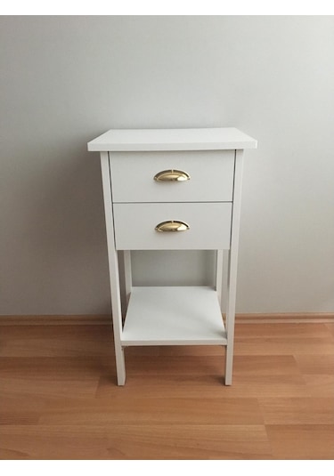 Retro Gold 2 Çekmeceli  Komodin